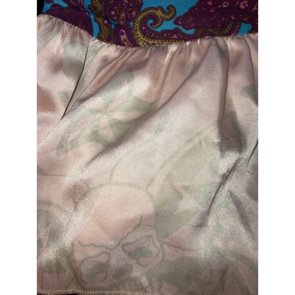 STELLA FOREST Patchwork Wrap Midi Dress Paisley Floral Polka Dot Size 38 Small S - Picture 9 of 11